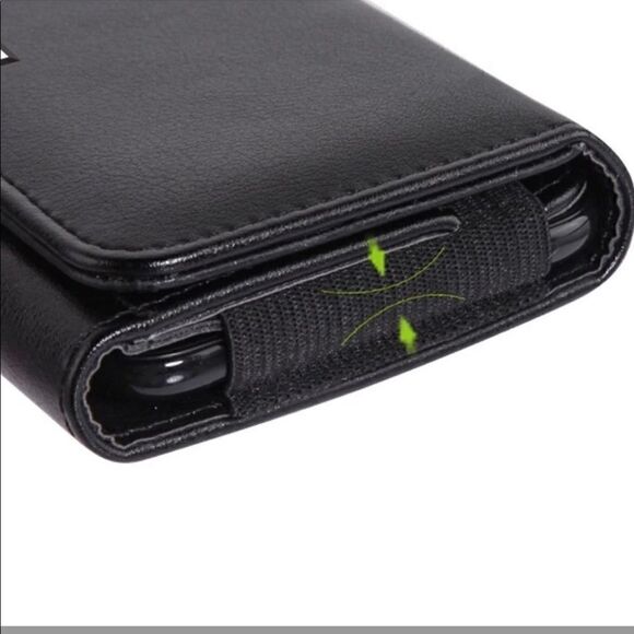 Apple Samsung Leather Phone Pouch Belt New - Picture 3 of 6